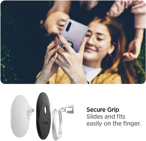 Spigen Style Ring Cell Phone Ring Phone Grip/Stand/Holder for All Phones and Tablets - Black......