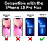 BodyGuardz PRTX Privacy Screen Protector for The iPhone 13 Pro Max, 2 Way Privacy Technology, Shatterproof Synthetic Glass with Edge-to-edge Cover...