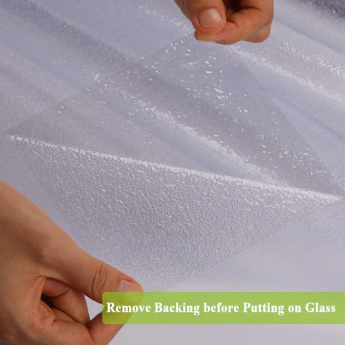 Privacy Window Film,Decorative Glass Door Film,Static Cling Window Tint,No Glue Removable Anti UV for Home and Office Decoration,17.5 inches by 78...