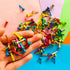 120 Pcs Metal Colorful Brads for Paper Crafts, 8 x 18 mm Paper Fasteners Split Pins Round Mushroom Head Fasteners for DIY Scrapbooking Art Craftin...