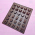 Happy Mothers Day Chocolate Mold Silicone Cake Pan Non-toxic Set of 2 for Baking, DIY Candy Choco Gifts Best Families Wishes (Shell)...