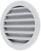 calimaero WSGG 6" Inch Gray Round Metal Air Vent Grill Cover Flat Louver with Fly Screen