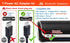 T-Power AC Adapter Charger for JBL Charge 3, Charge 2, Flip 4, Flip 3, Flip 2, Pulse 3, Pulse 2, Pulse, GO, Clip Plus, Clip, Micro II, Micro, Trip...