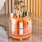 360° Rotating Makeup Organizer, Makeup Brush Holder, Cosmetic Display Case, Lipstick Organizer for Vanity Desk Bathroom Countertop (Orange)...