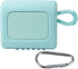 co2CREA Silicone Cover Replacement for JBL GO3 Go 3 Eco Waterproof Ultra Portable Bluetooth Speaker (Teal Case)...