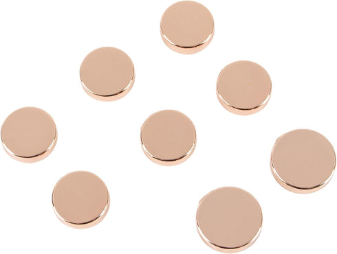8pcs Button covers for men's shirts button cuffs button cover cufflinks for men - imitation cuff chain for tuxedo, business or formal shirts Butto...