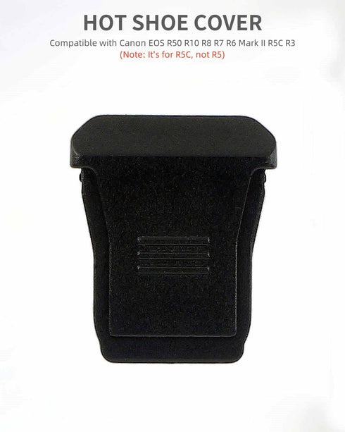 Camera Eyecup Viewfinder Eyepiece + Bubble Spirit Level Hot Shoe Cover Cap Protector Kit compatible for Canon EOS R50 R10 R8 R7 R6 Mark II R5C R3 ...