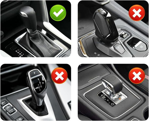 Car Gear Shift Cover,Leather Gear Shifter Cover for Protecting Stick Shift Knob,Universal Breathable Car Shifter Cover Car Interior Accessories fo...