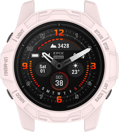 Protective Case for Garmin Fenix 7X/Fenix 7X Pro/EPIX Pro 51mm Case Cover Bumper Shell TPU Anti-Scratch Frame for Garmin EPIX Pro 51mm/Fenix 7X/Fe...