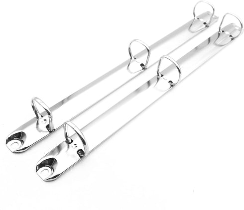 2Pcs Metal Standard Letter Size 3 Ring Binder Mechanism,3 D-Rings, Replacement Kit,Loose Leaf Binding Spines Combs for Organizers Planners (20mm i...
