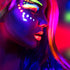 10 Colors Glow in The Black Light Face Paint Crayons Kit, UV Black Light Makeup Neon Face and Body Paint Sticks Markers for Mardi Gras Halloween M...