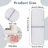 Travel Toothbrush Cup Case Portable PP Seal Tooth Brush Holders Cover Multi-Function Toothpaste Storage Container Cup for Home School Camping Busi...