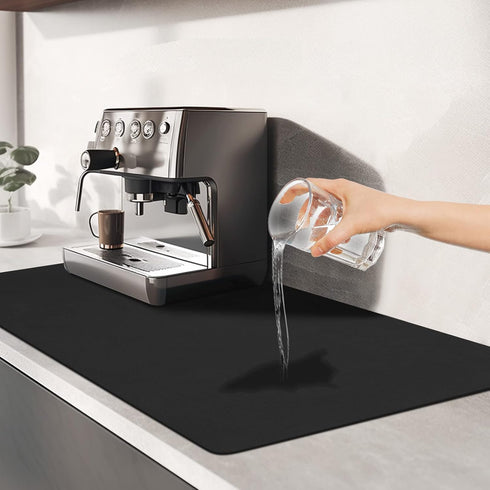Dish Drying Mats for Kitchen Counter Coffee Mat Under Sink Mats for Kitchen Waterproof Dish Mat Drying Kitchen Mat Bar Mats for Countertop Coffee ...