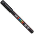 Posca - Ultra Fine to Fine Paint Marker Pens Set - PC-1MR, PC-1M, PC-3M - Black Ink - Pack of 3...