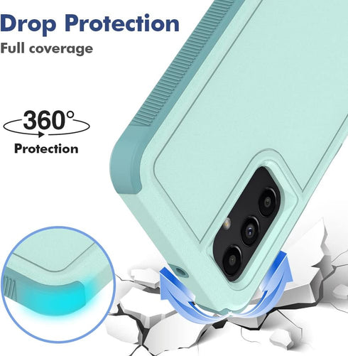 Galaxy A13 5G Case, Samsung A13 4G Case, Shockproof, Strong and Durable Phone Protective Case for Samsung Galaxy A13 5G, Light Blue...