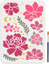 Peony Cherry Blossoms Stencil 11.7×8.3inch Blooming Peony Sakura Stencils with Paint Brush Nature Flower Moon Star Templates for Wood Canvas Paper...