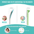 RONAVO Tongue Scraper, Disposable Tongue Cleaner, 2 in 1 BPA Free Tongue Brush, Brushing and Scraping for Oral Care Hygienic, with Travel Case, Fi...
