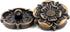 Bezelry 10 Pieces Tudor Rose Metal Shank Buttons. 25mm(1 inch) (Antique Copper)...