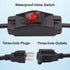 TWTADE 3 Prong Extension Cord with Waterproof Inline Switch On/Off 14AWG 1.5FT Outlets Power Cords Heavy Duty Extension Cord 30A 125V/15A 250V AC ...