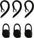 Ear Hooks Eartips Kit 360° Rotatable Adjustable Soft Silicone Anti-Slip Sports Clamp Universal Headset Clips Earbuds Replacement for Newbee/Plantr...
