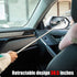 Car Rearview Mirror Wiper, Multifunctional Car Mirror Telescopic Water Scraper Wiper, Retractable Vehicle Glass Cleaner Tool, Portable Auto Interi...