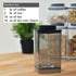 Everlock Turn&Lock Airtight Food Storage Containers For Fresh and Odor-Free Pantry Organization Or Kitchen Counter Perfect for Ground Coffee, Flou...