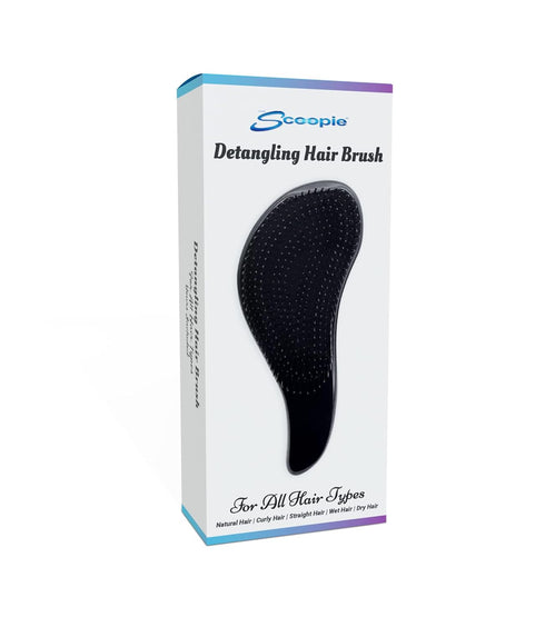 Detangling Hair Brush For Kids And Adults, Gentle Hair Care Brushes With Soft Flexible Bristles For Straight, Natural, Curly, Dry, Or Wet Styling,...