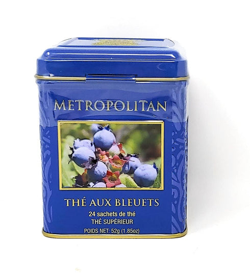 Wild Blueberry Black Tea by Metropolitan 24 Bags in Decorative Tin...