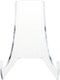 Plymor Clear Acrylic Flat Back Display Easel with Extra Deep Support Ledges, 3" H x 3.125" W x 4" D...