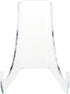 Plymor Clear Acrylic Flat Back Display Easel with Extra Deep Support Ledges, 3" H x 3.125" W x 4" D...