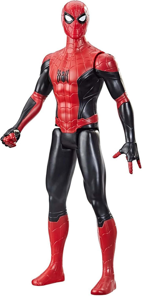 Spider-Man Marvel Titan Hero Series 12-Inch New Red and Black Suit Action Figure Toy, Movie Inspired, for Kids Ages 4 and Up...