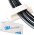 Cable Clips, Ethernet Cable Organizer, Conwork Adhesive Wire Management Clamps, Desktop Cord Holder Hider, Charging Cable Organizer & Management S...
