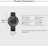 Blekon Collections New Super Large Face Stretch Band Japanese Movement PC21J Fashion Watch (Black/Luminous)...