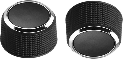 2PCS Rear Radio Volume Control Knob 2291-2547 Compatible for Escalade Enclave Tahoe Chevy GM*C Acadia Sierra 1500 2500HD 3500HD 2007-2013 Rear Rad...