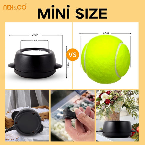 NEX&CO Hot Glue Skillet for Crafting, 30W Mini Electric Hot Glue Melting Pot for Glue Sticks Glue Pellets and Beads, 380 F Constant Temperature Ho...