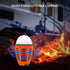 Himalayan Glow 2 in 1 Electric Bug Zapper Light Bulb, Outdoor Camping Lantern Rechargeable with Mosquito Zapper, Portable Waterproof, 1000 Volts, ...