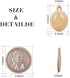 DanLingJewelry 304 Stainless Steel Virgin Mary Oval Miraculous Medal Charms Pendants for Men Women for Jewelry Making Necklace Earring Bracelet DI...