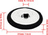 25mm(1inch) Satin Twill Fabric Covered Button with Metal Shank Back,Special Buttons for Suits and Uniforms Trench Coats(Black,20pcs)...