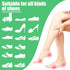 WILLBOND 60 Pcs Callus Pads Soft Felt Callus Oval Shape Corn Pads for Bottom of Foot Adhesive Foot Corn Pads for Men and Women Feet Toes Heel Pain...