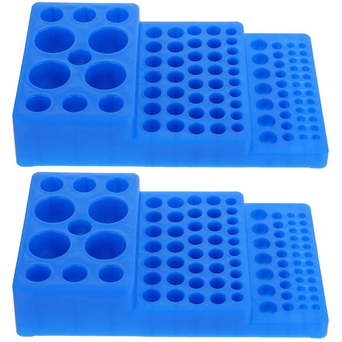 2 Pcs Test Tube Rack Test Vial Stand Test Tube Tray Practical Glass Tube Test Bottle Holder Glassine T Tool Nail Polish Tools Laboratory Tube Hold...