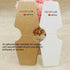 AKOAK 100 Pcs Kraft Paper Necklace Bracelet Earring Packaging Display Card Handmade with love Printing Creative Jewelry Display Card (Brown, 12x4....