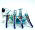 Spider Miniature Figurines Animals Hand Painted Blown Glass Art Collectible Gift Home Decorate (Black Blue)...