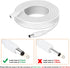 Power Extension Cable 16.5ft, 2.1mm x 5.5mm Plug Compatible with 12V DC Adapter Cord for CCTV Security Camera, IP Camera, Standalone DVR(16.5ft Wh...