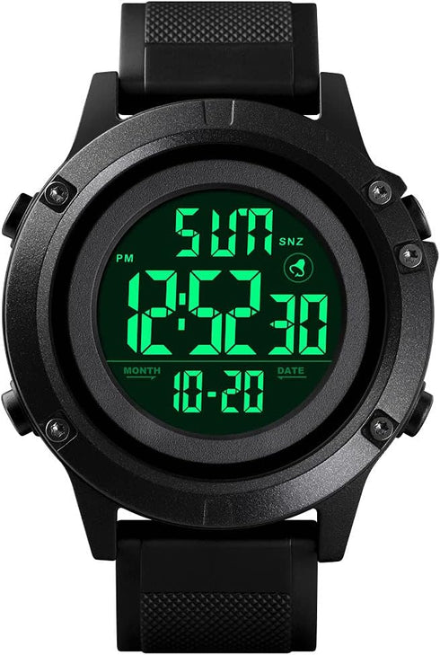Men's Digital Sports Watch Large Face Military Waterproof Watches for Men with Stopwatch Alarm...