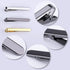 SAVITA 3pcs Tie Clips, Tie Pin Set Gold Silver Black Tie Pin Set for Men Classic Tie Clips for Men Daily Life Wedding Anniversary Business Father'...