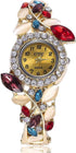 Weicam Women 5 Pack Luxury Watch Bracelet Diamond Flower Lady Retro Wholesale Wrist Watch Jewellery...