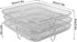 Air Fryer Rack, Three Stackable Dehydrator Racks for for, for Instant Vortex, for Nuwave, Stainless Steel Air Fryer Accessories for Ovens, Microwa...