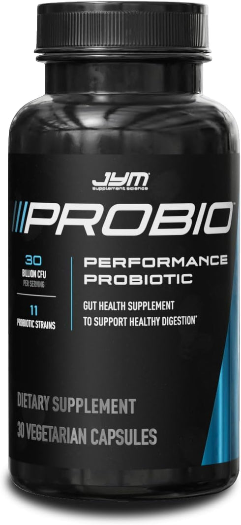 ProBio JYM Performance Probiotic, Heart, Gut, Immune Health, Athletic Recovery, and Body Composition for Men & Women, 30 Day Supply...