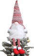 Gnome Christmas Tree Topper,Gnome Christmas Ornaments Santa Gnomes Plush Party Decoration Ornament Supplies...
