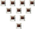 GATERON G Pro Brown Keyboard Switches Tactile 3Pin Pre-lubed for Gaming Mechanical Keyboard (Pro Brown, 70 Pcs)...